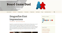 Desktop Screenshot of boardgameduel.com